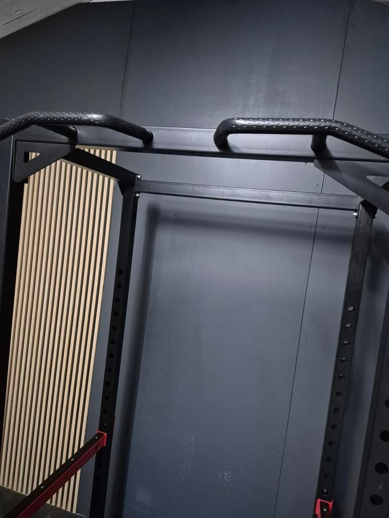 Complete halterset + squat rack – Zeer goede staat!, Ophalen, Zo goed als nieuw, Overige typen