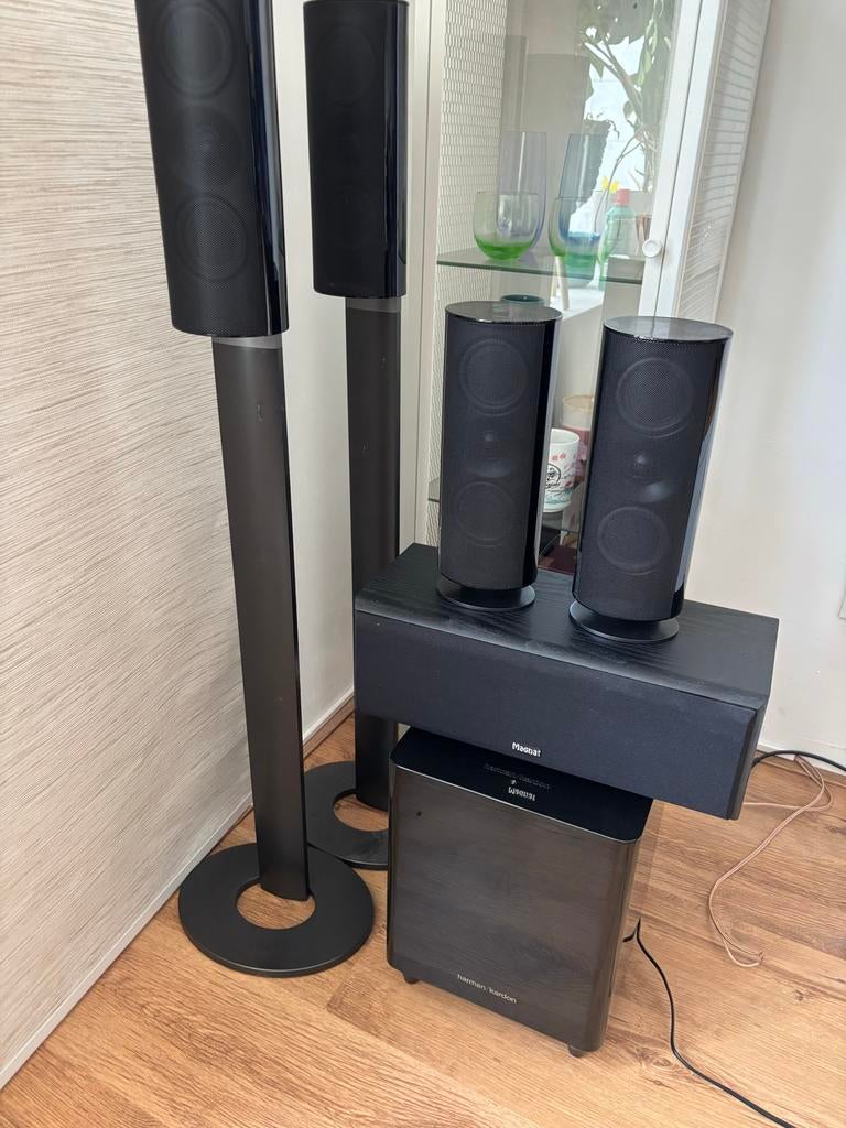 Harman Kardon 5.1 home cinema set, Audio, Tv en Foto, Home Cinema-sets, Gebruikt, 70 watt of meer, 5.1-systeem, Overige spelers