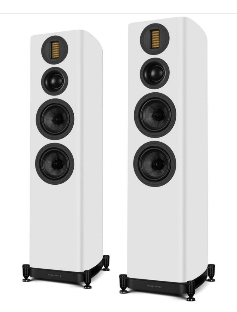 Wharfedale Evo 5.4 Vloerstaande Luidsprekers - Wit, Overige merken, Ophalen of Verzenden, Zo goed als nieuw, 120 watt of meer