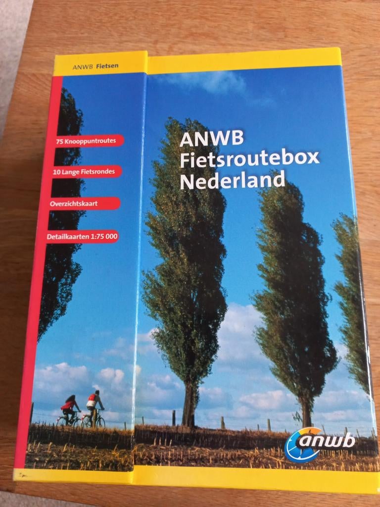 Fietskaarten, routes . Zo goed als nieuw, Ophalen, 1800 tot 2000, Nederland, Landkaart