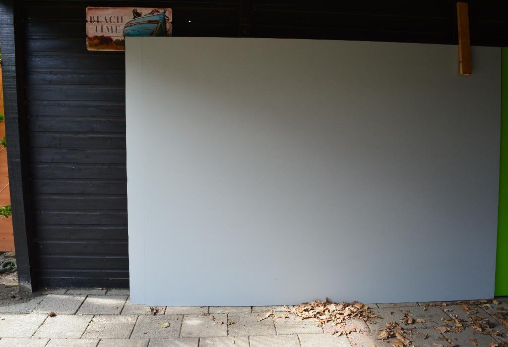 1x trespa plaat heel licht grijs., Ophalen, Zo goed als nieuw, Overige materialen, Minder dan 20 mm