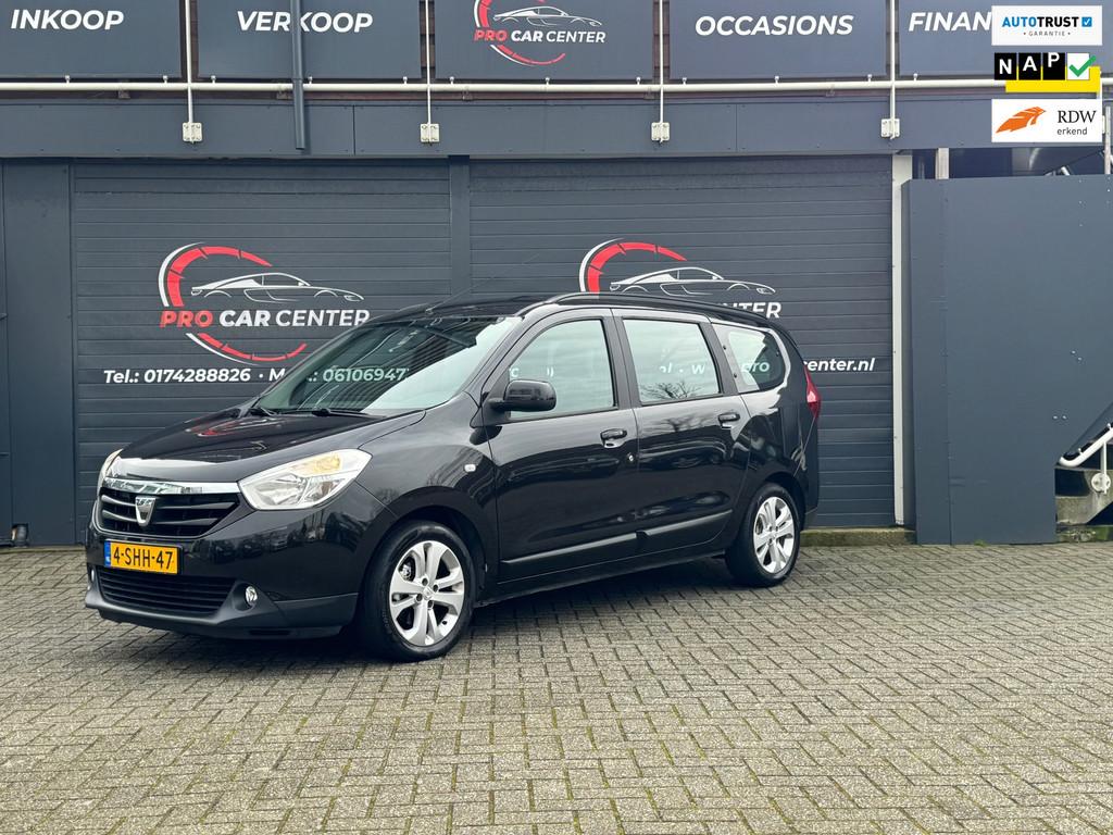 Dacia Lodgy 1.2 TCe Prestige 7p. AIRCO|PDC|NAVI|EL.RAMEN|LMV, Voorwielaandrijving, Euro 5, Stof, Gebruikt
