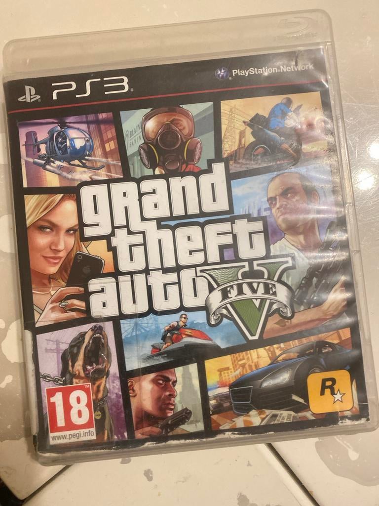 GTA 5 PS3, Spelcomputers en Games, Games | Sony PlayStation 3, Avontuur en Actie, Online, Gebruikt, Vanaf 18 jaar