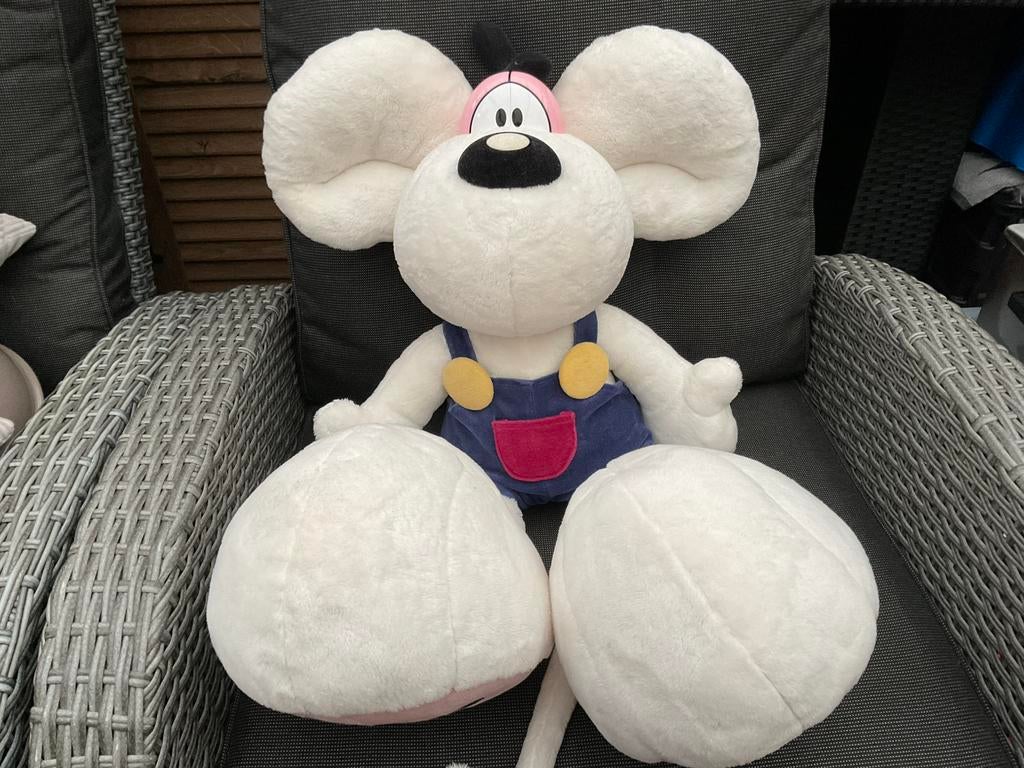 Nieuwe zgan super grote Diddl knuffel 70cm, Verzamelen, Ophalen, Diddl, Nieuw, Knuffel