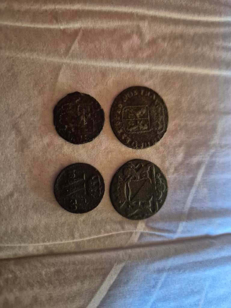 Bodemvondst munten duiten bentheim utrecht metaaldetector, Ophalen of Verzenden, Vóór koninkrijk, Overige waardes, Setje