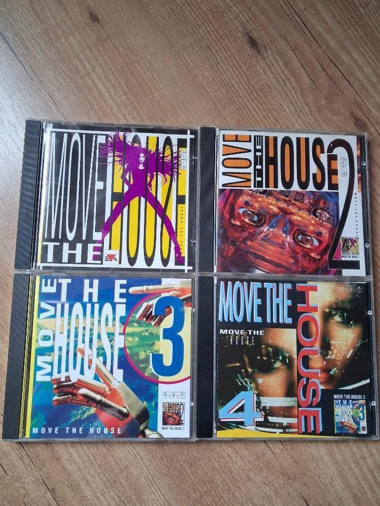Move the house 1,2,3,4,5,6 10 mellow 12 en 13 + mix, Verzenden, Gebruikt, Techno of Trance