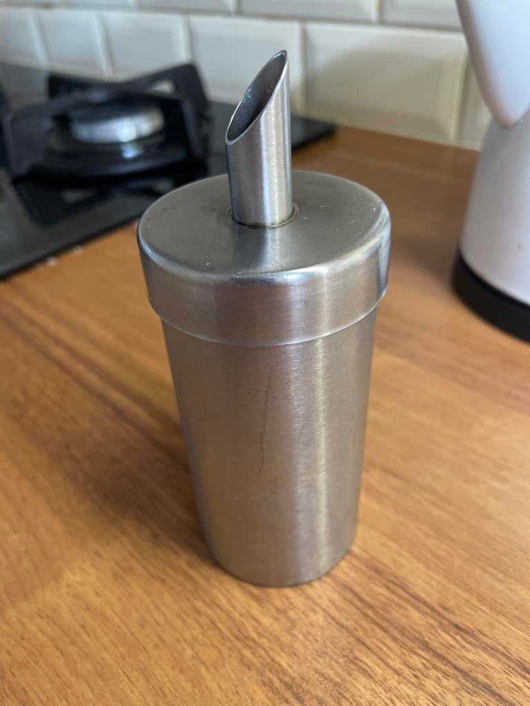 RVS suikerstrooier, Huis en Inrichting, Keuken | Keukenbenodigdheden, Zilver, Ophalen of Verzenden, Metaal, Overige merken