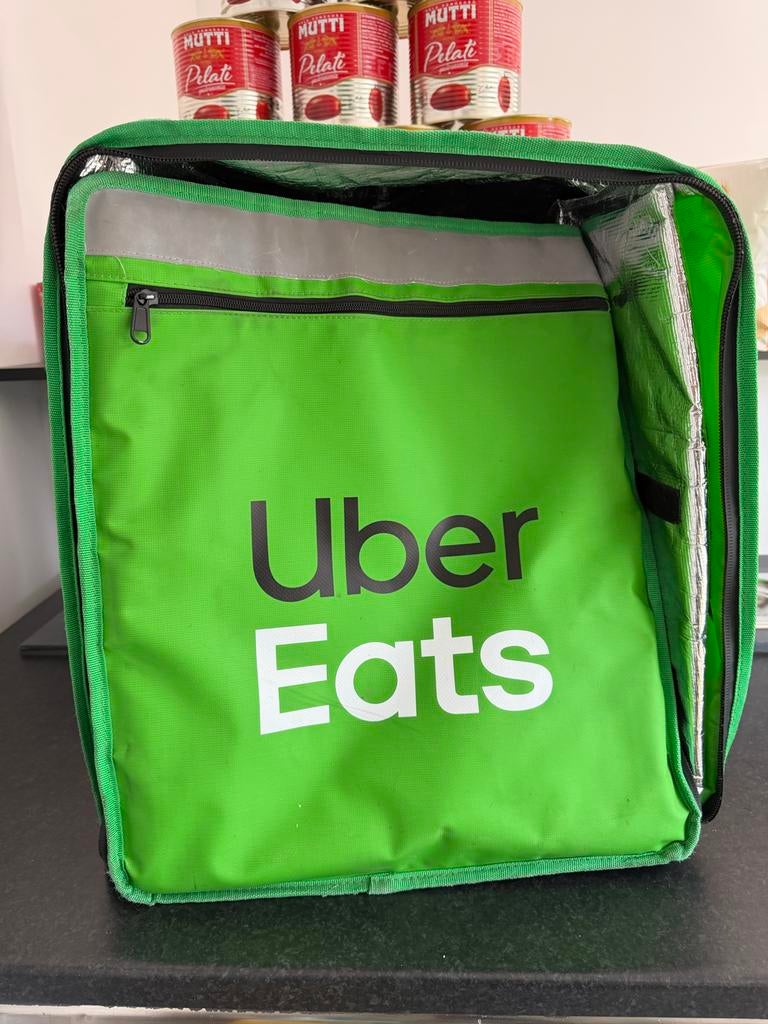 Uber Eats bezorg tas, Sieraden, Tassen en Uiterlijk, Tassen | Rugtassen, 40 cm of meer, Gebruikt, Ophalen of Verzenden, Waterdicht