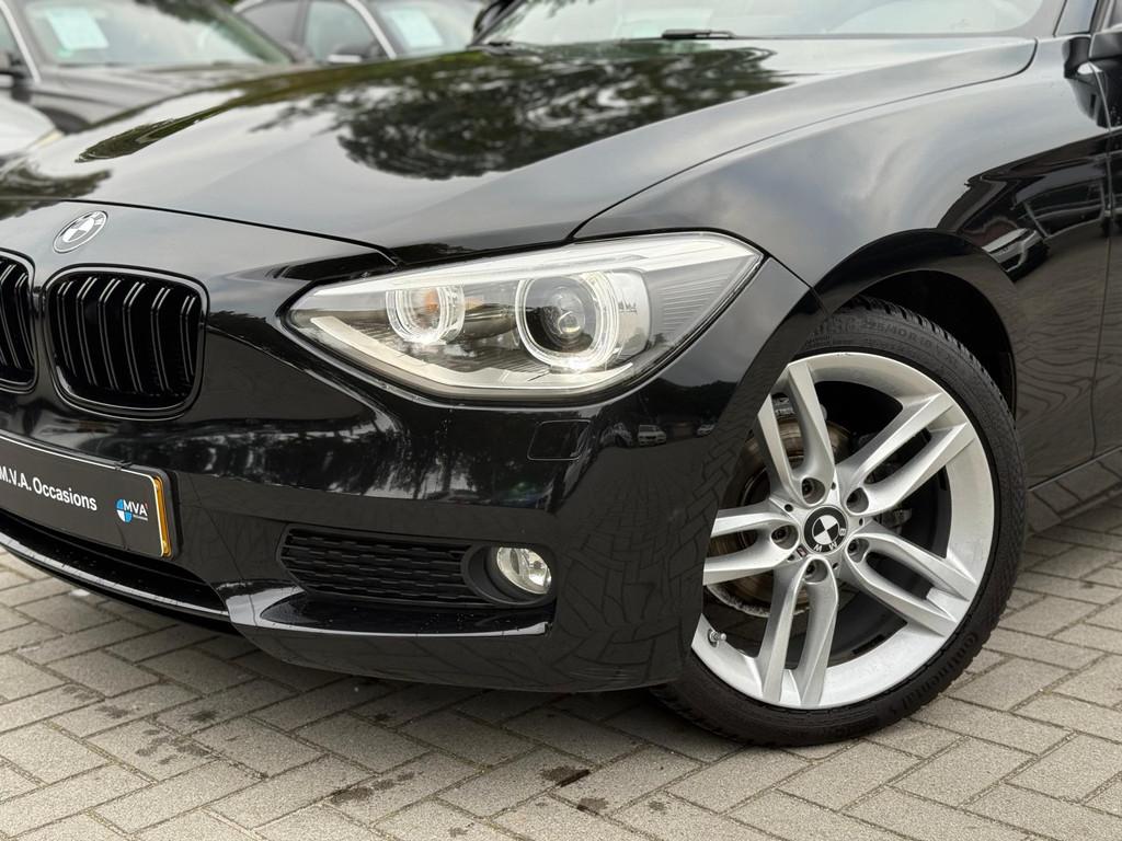 BMW 1-serie 116i Business|Nieuwe Ketting + Klepseals|Xenon|A, Euro 5, Gebruikt, Zwart, 4 cilinders