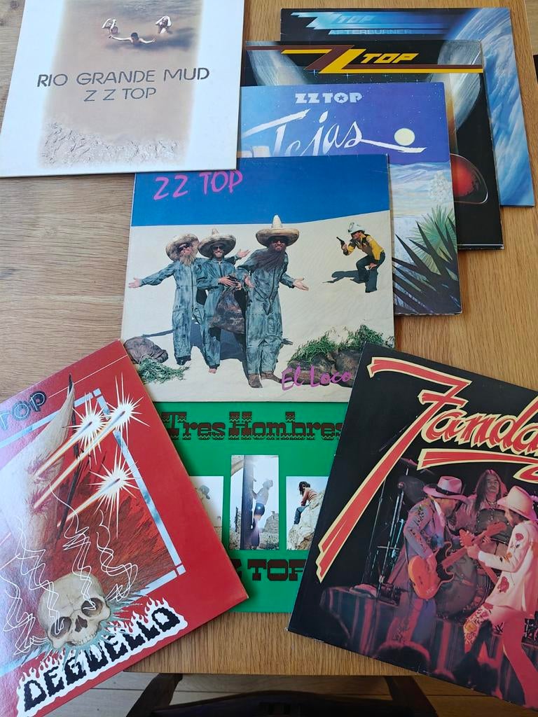 Verzameling ZZ TOP 8 LP's collectie, Ophalen of Verzenden, Zo goed als nieuw