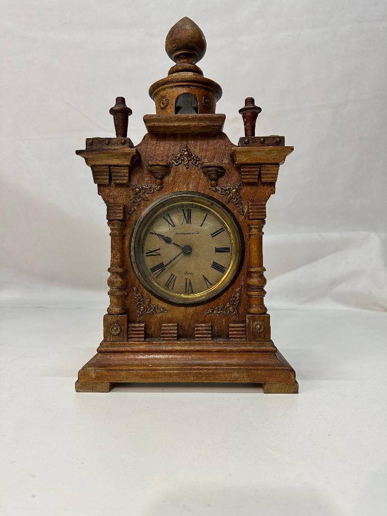 mooie oude goed werkende klok, Antiek en Kunst, Antiek | Klokken, Ophalen of Verzenden