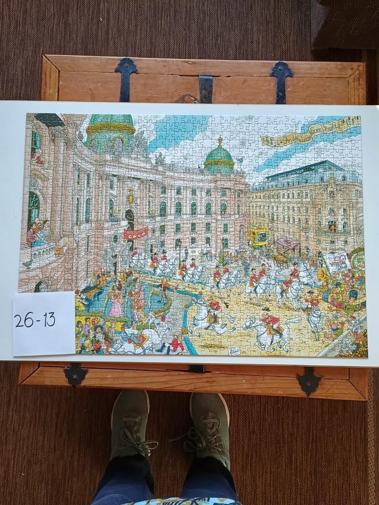 Ravensburger Legpuzzel Wenen 1000 stukjes - Compleet, Ophalen of Verzenden, 500 t/m 1500 stukjes, Zo goed als nieuw, Legpuzzel