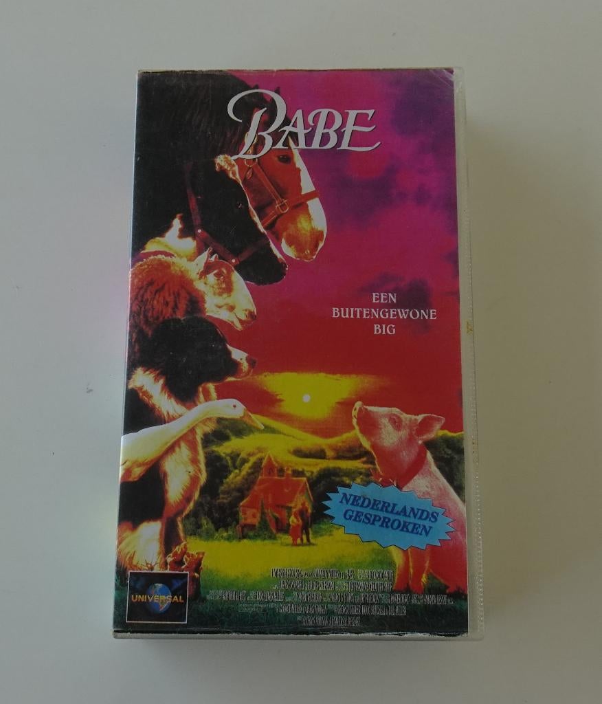 Babe - Film voor Kinderen op VHS 1995, Cd's en Dvd's, VHS | Film, Alle leeftijden, Ophalen, Zo goed als nieuw, Overige genres
