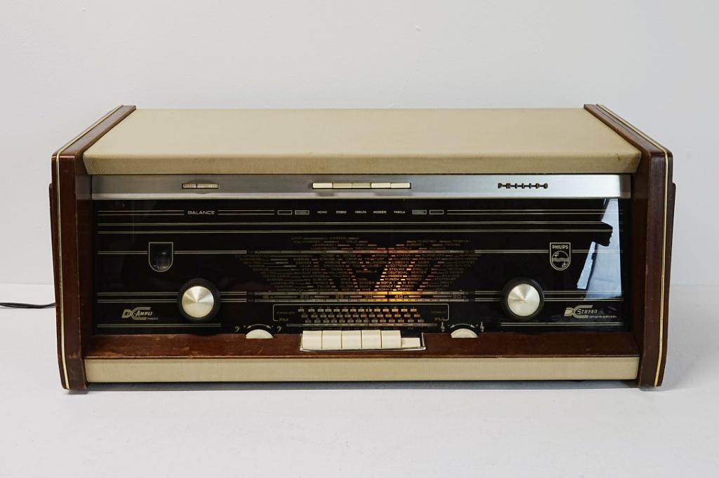 Vintage Philips buizenradio B6X94A - medio 1960., Ophalen, Gebruikt, Radio