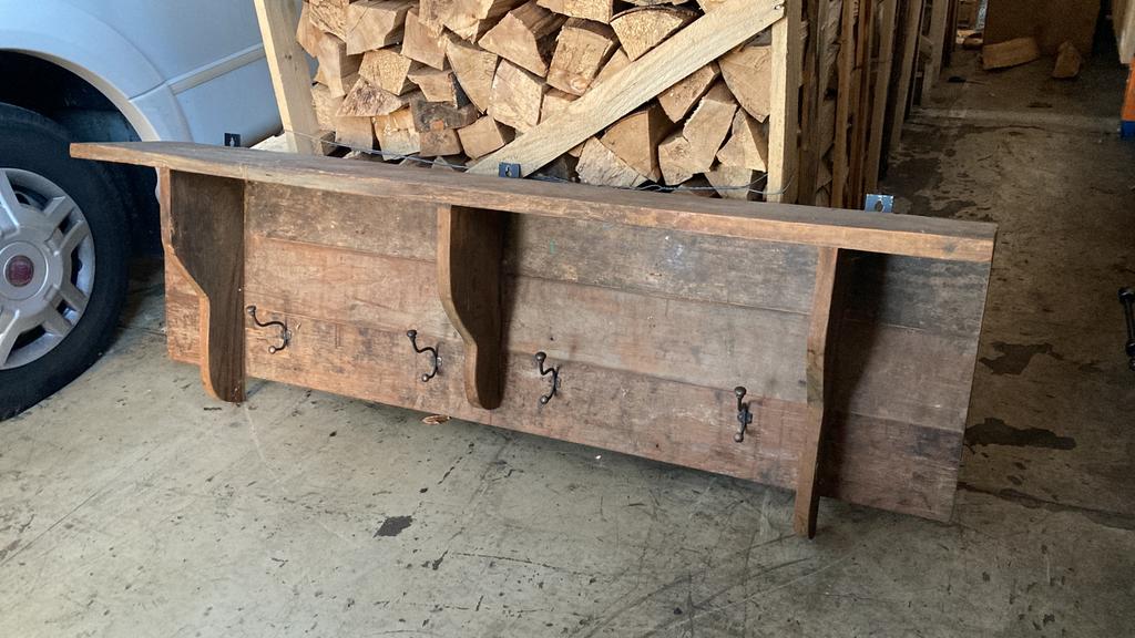 Kapstok van Hoffz 48cm bij 164cm, Gebruikt, 100 tot 150 cm, Hout, Ophalen