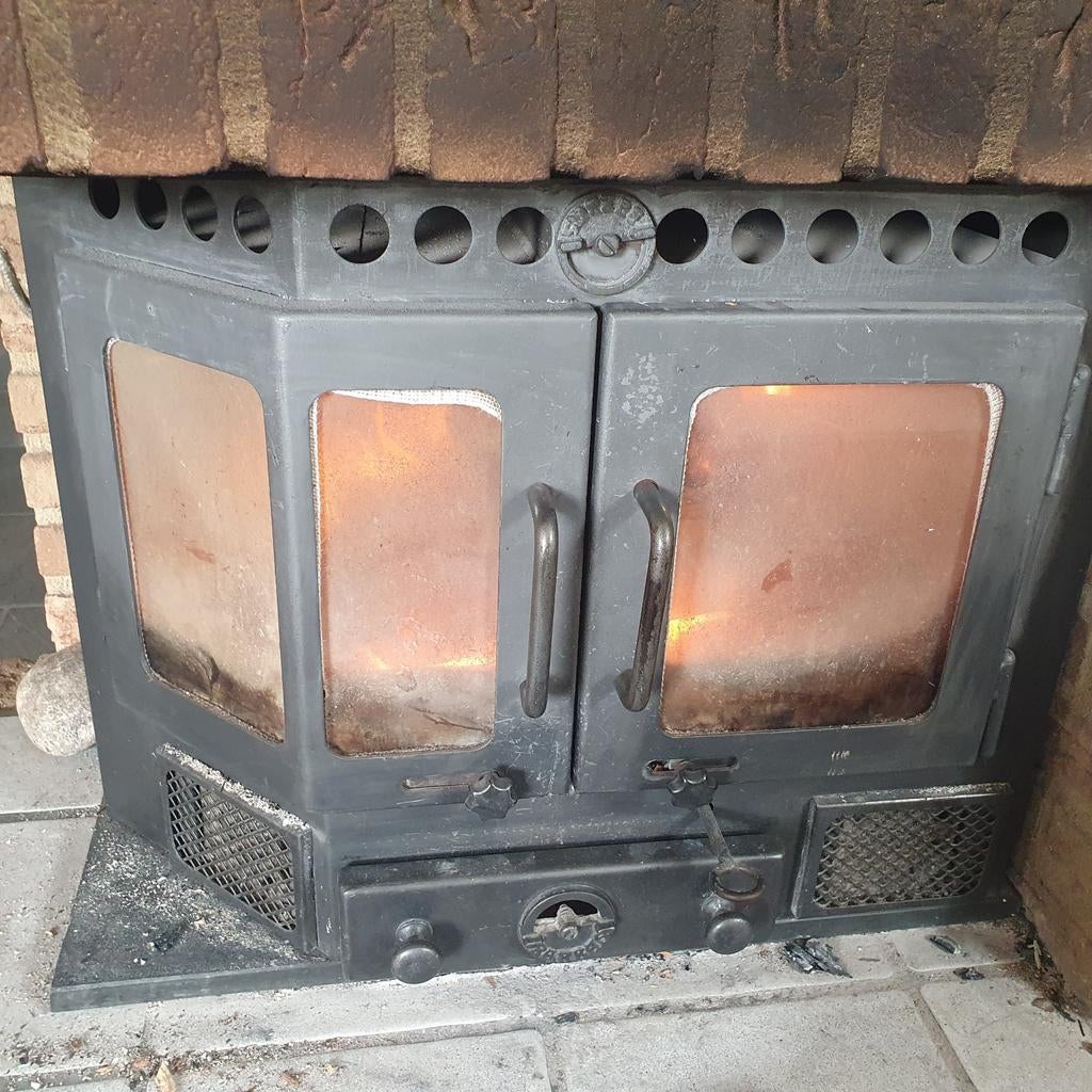 In bouw haard met ventilator, Ophalen, Vrijstaande haard, Elektrische haard