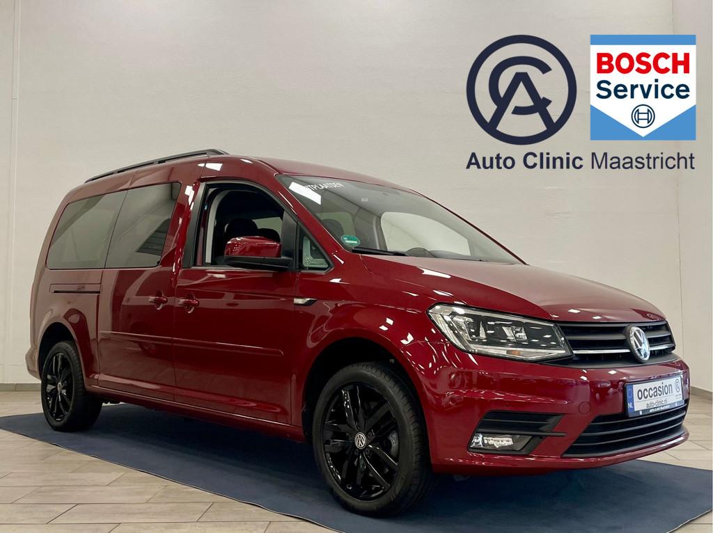 Volkswagen Caddy Maxi 1.4 TSI FAMILY / 7-PERSOONS / FULL LED, Voorwielaandrijving, Stof, Gebruikt, Zwart