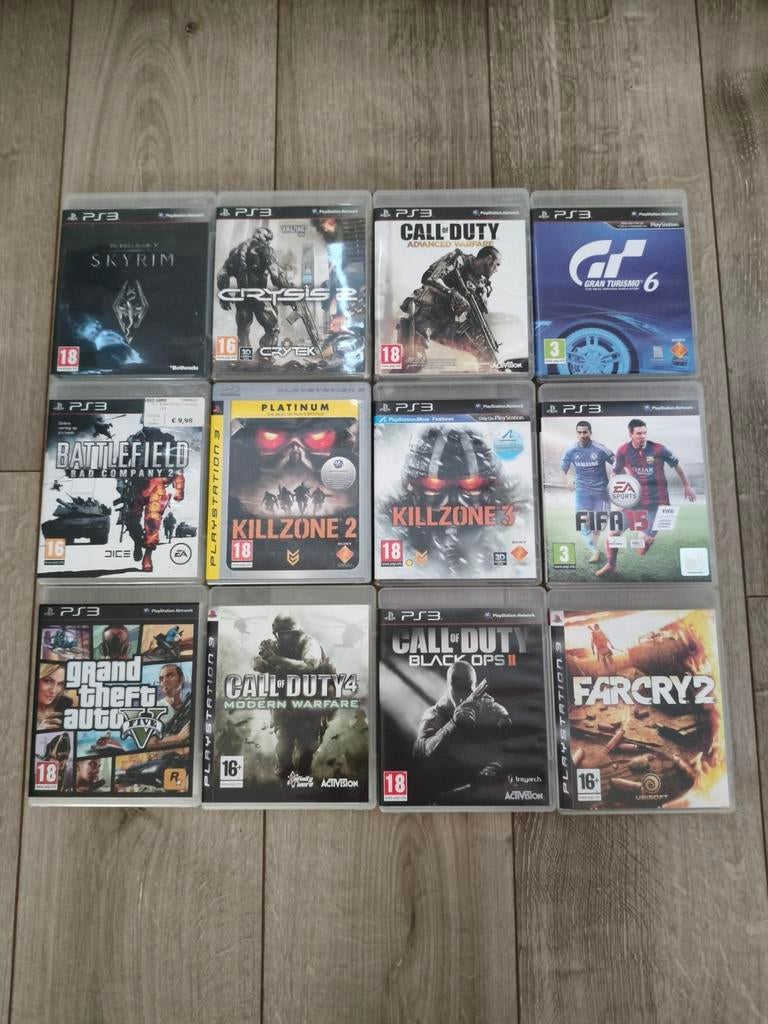 PlayStation 3 Super Slim met 30 games en controller, Spelcomputers en Games, Ophalen of Verzenden