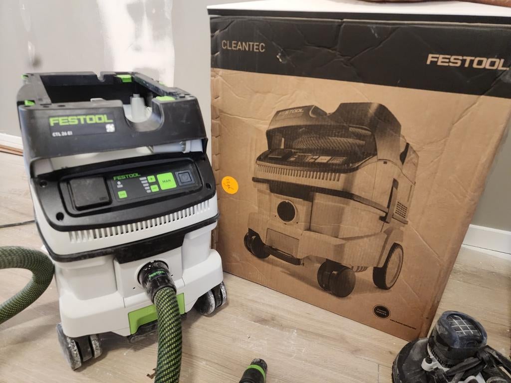 Festool CTL 26 El stofzuiger - Slechts 2x gebruikt!, Witgoed en Apparatuur, Stofzuigers, Stofzuiger, Zo goed als nieuw, Minder dan 1200 watt
