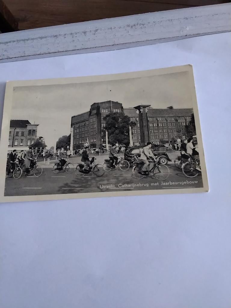 UTRECHT. 1958. CATHARIJNEBRUG MET JAARBEURSGEBOUW, Ophalen of Verzenden, 1940 tot 1960, Utrecht