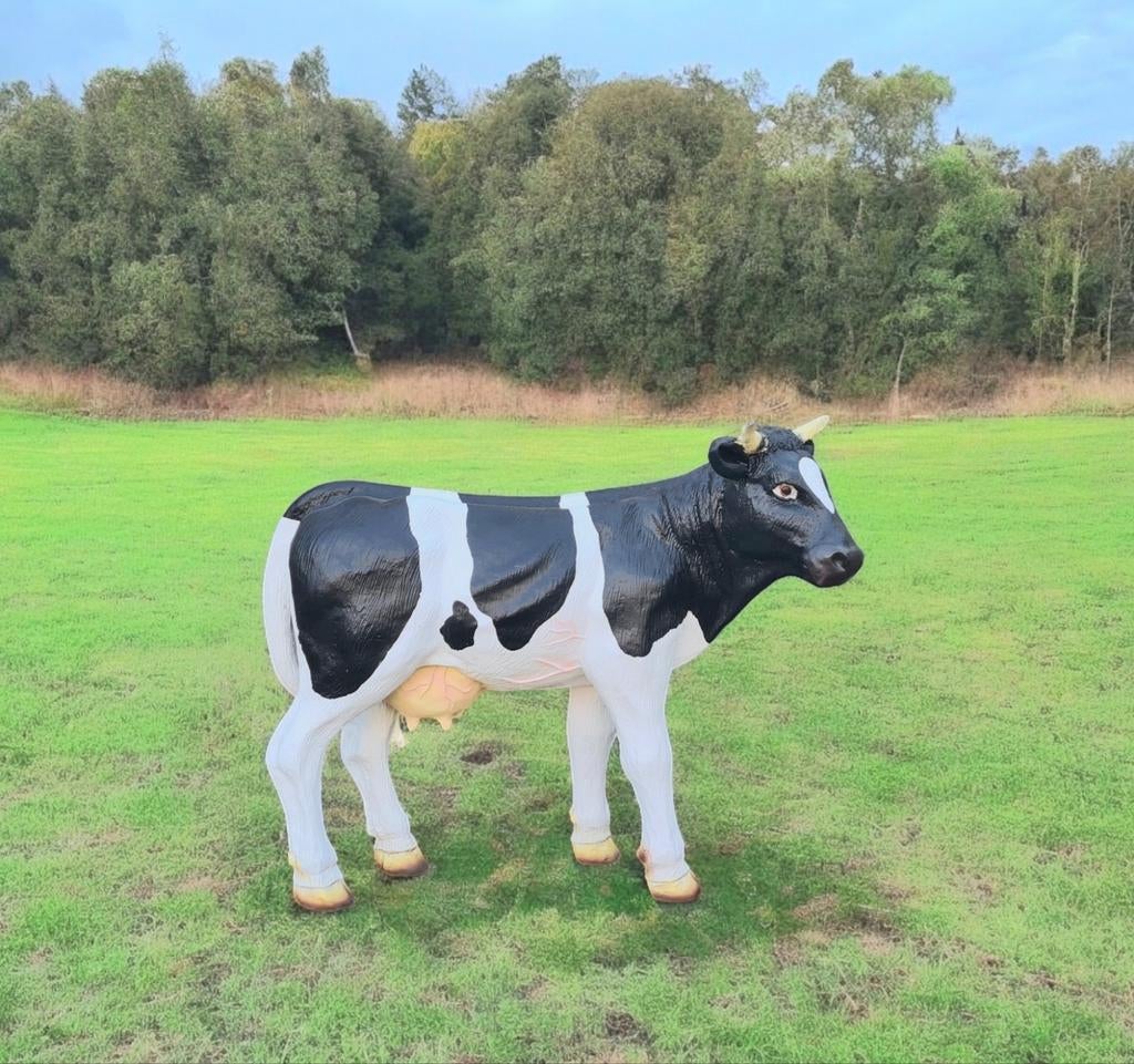 Beeld koe, polyester geit, varken, lammetje, beeld kalf, Verzamelen, Ophalen, Boerderijdier, Beeldje of Figuurtje