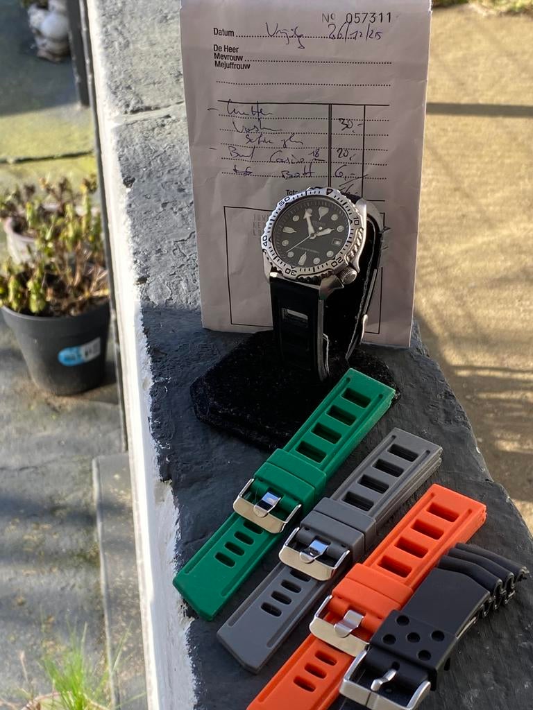 Seiko Automatic 7002-7020 Diver’96, Seiko, Gebruikt, Staal, Polshorloge