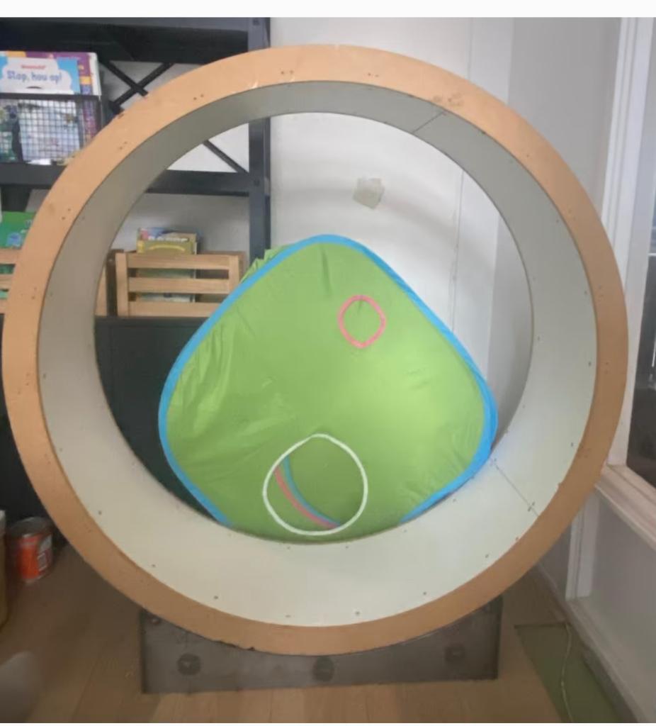 Loopwiel voor katten, Dieren en Toebehoren, Kattenspeelgoed, Zo goed als nieuw, Overig speelgoed, Ophalen