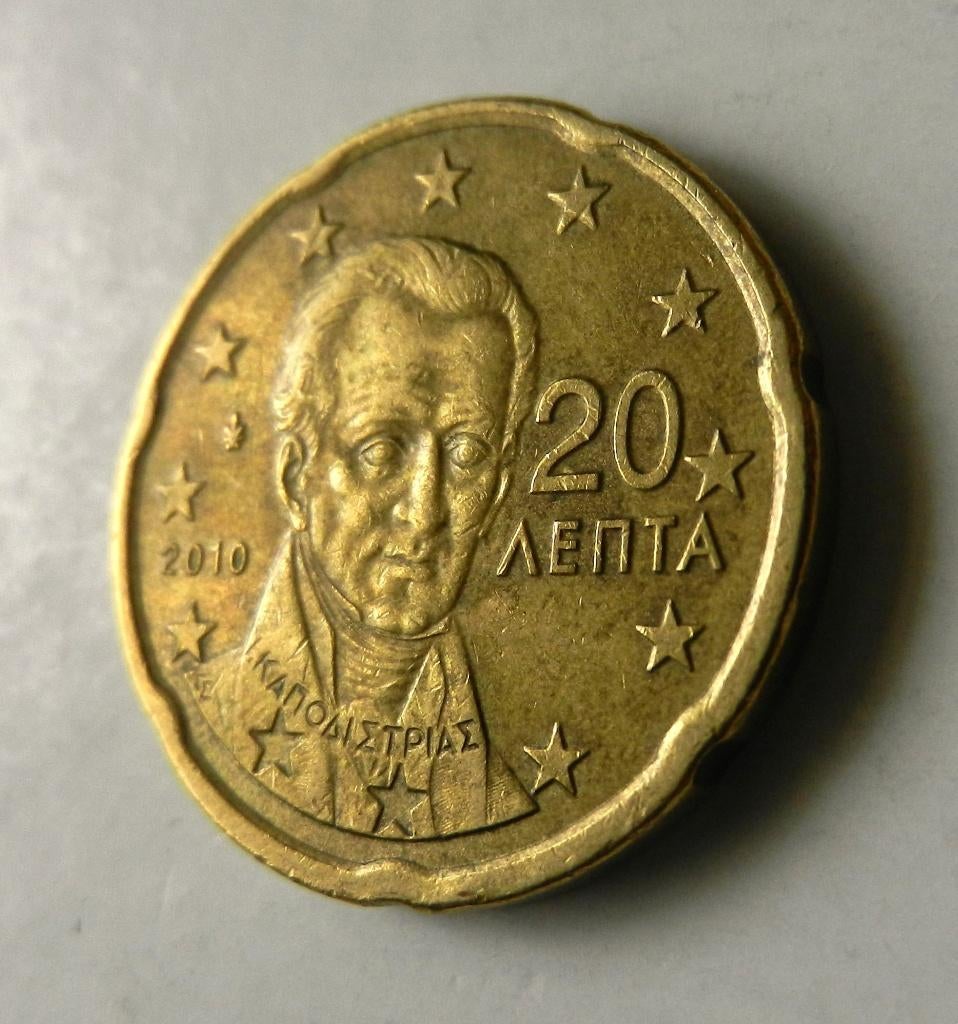 Griekenland 20 eurocent 2010, Postzegels en Munten, Munten | Europa | Euromunten, Verzenden, Griekenland, 20 cent, Losse munt