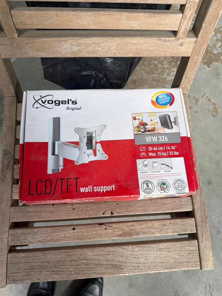 Vogel's VFW 326 LCD/TFT Muurbeugel TV Steun 14-26 inch, Ophalen of Verzenden, Nieuw