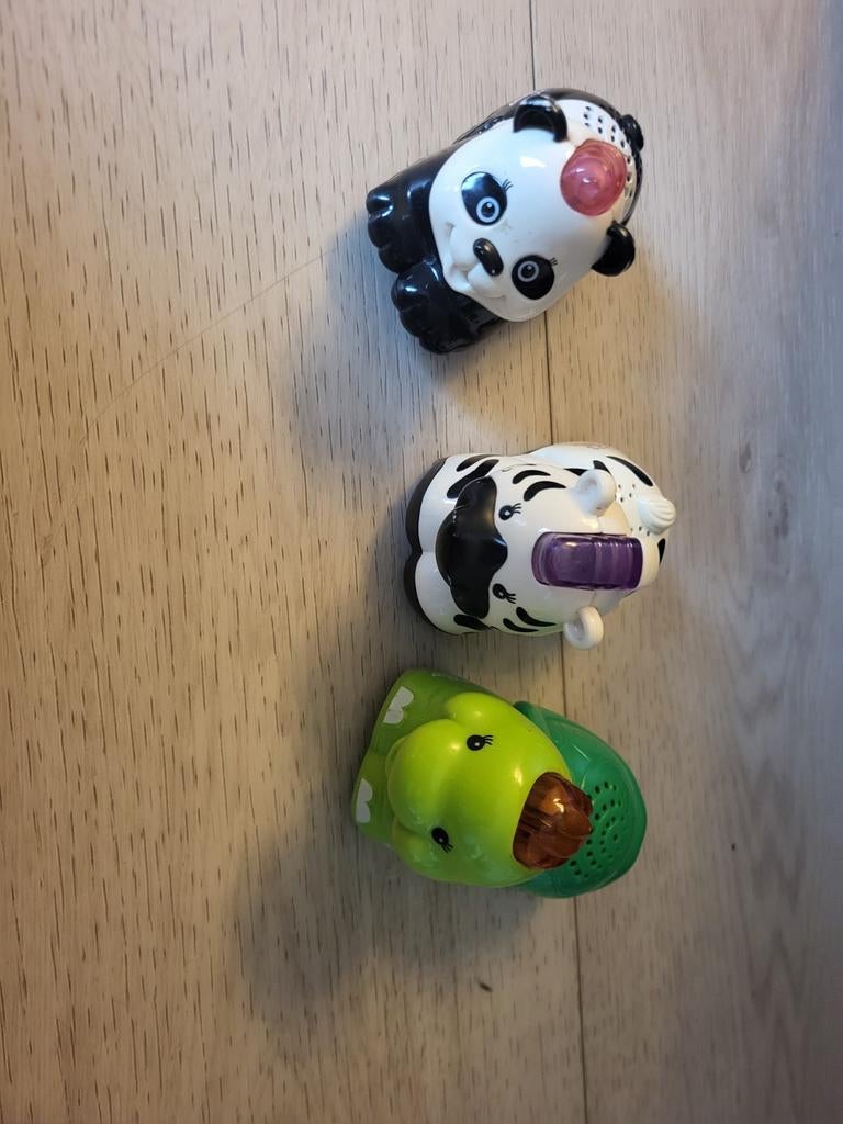 VTech Zoef Zoef Dieren: Panda, Koe en Krokodil, Ophalen, Gebruikt, Overige typen, Met wieltjes