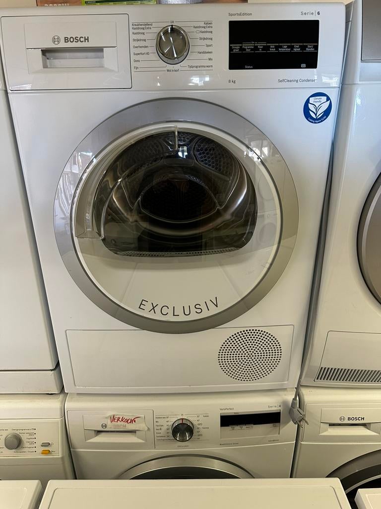 Bosch serie 6 warmtepomp condensdroger als nieuw., Ophalen, Minder dan 85 cm, 8 tot 10 kg, Zo goed als nieuw