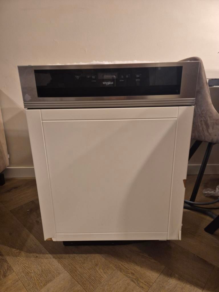 Whirlpool WBC 3C34 P X Inbouw Vaatwasser - Half geïntegreerd, Gebruikt, 60 cm of meer, Minder dan 10 liter, Ophalen of Verzenden