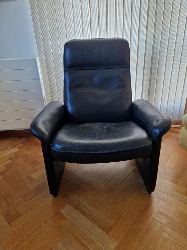 Lederen fauteuil deSede DS50, Huis en Inrichting, Fauteuils, Ophalen, 75 tot 100 cm, Leer, 75 tot 100 cm