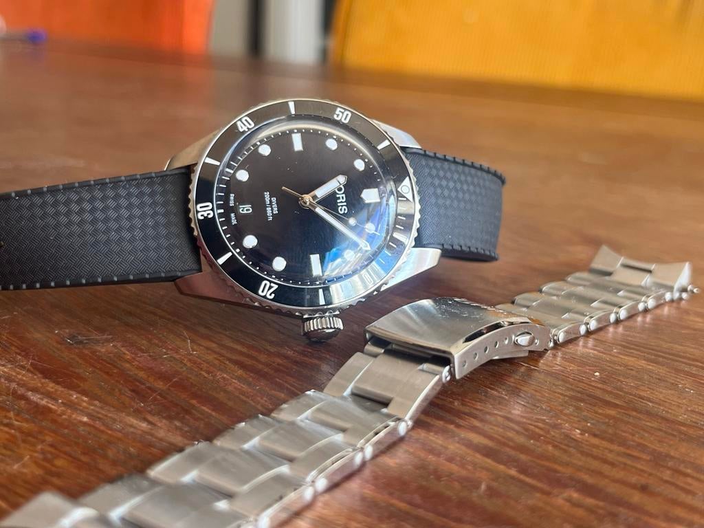 Oris Diver Date (2025), Ophalen of Verzenden, Zo goed als nieuw, Staal, Overige merken