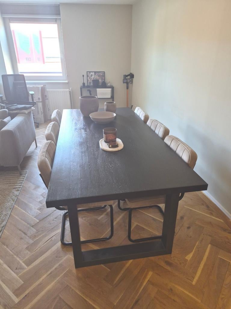 Zitmaxx eettafel en Kick collection stoelen Ivy, Ophalen