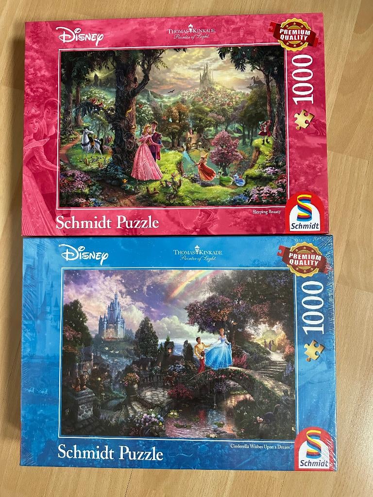 Schmidt Disney Thomas Kinkade Nieuw puzzels 1000 stukjes, Ophalen of Verzenden, 500 t/m 1500 stukjes, Nieuw, Legpuzzel