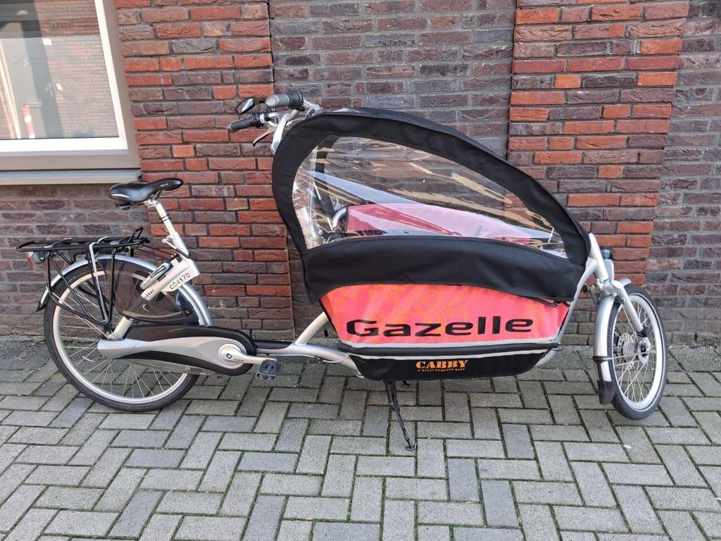 mooie gazelle caddy bakfiets te koop, Ophalen, Zo goed als nieuw, Gazelle, Huif