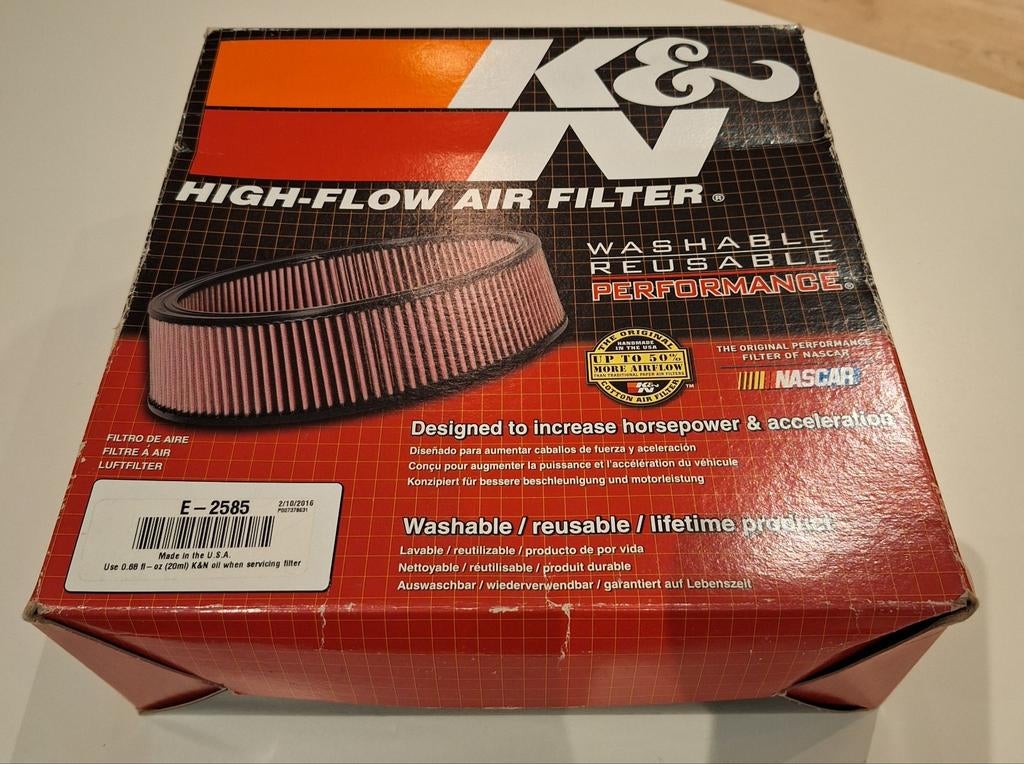 K&N luchtfilter E-2585 performance, Ophalen, Nieuw, Volkswagen