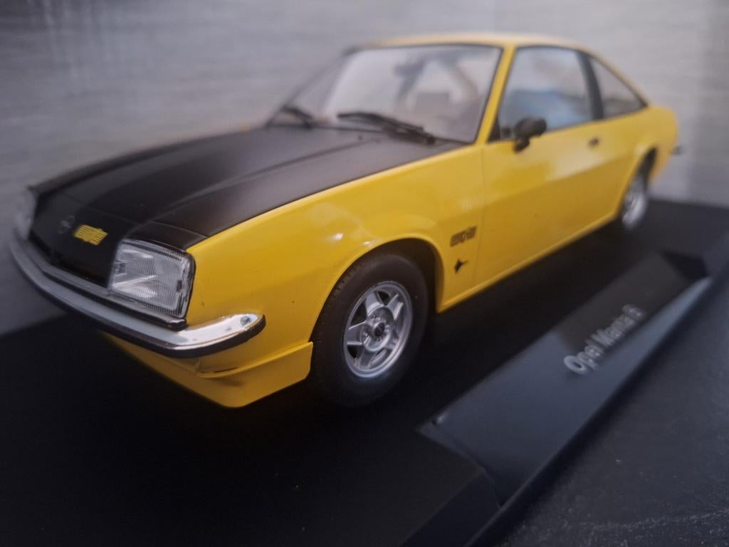 Opel Manta B GT/E 1975 Schaal 1:18, Overige merken, MCG, Nieuw, Ophalen of Verzenden