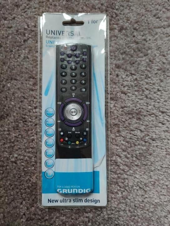 Grundig Universele Afstandsbediening 7-in-1 - Nieuw, Audio, Tv en Foto, Afstandsbedieningen, Ophalen of Verzenden