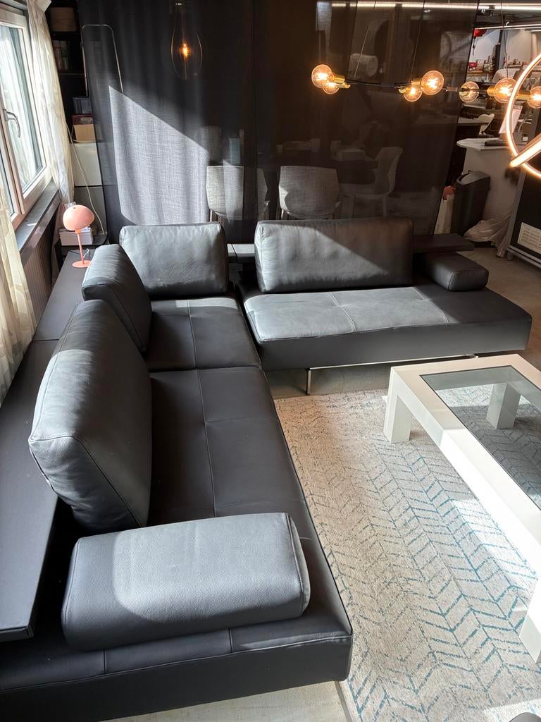 Rolf Benz Dono hoekbank - Nieuw leer, Ophalen, Rolf benz, ., Leer