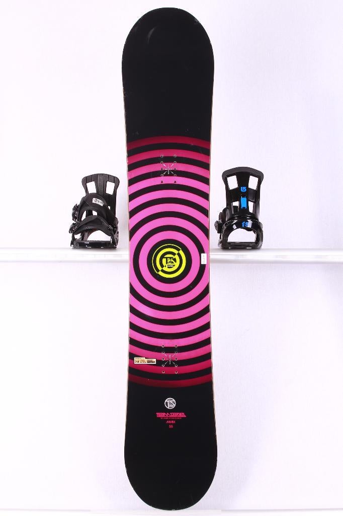 155 snowboard NITRO TEAM SERIES, Black/pink, CAMBER, Ophalen of Verzenden, Gebruikt, Board