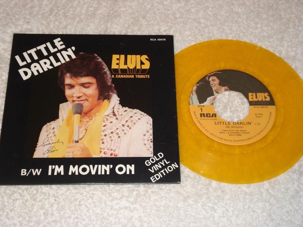 Elvis Presley   Little Darlin  Canada      Orgineel, Ophalen of Verzenden, Zo goed als nieuw, Pop