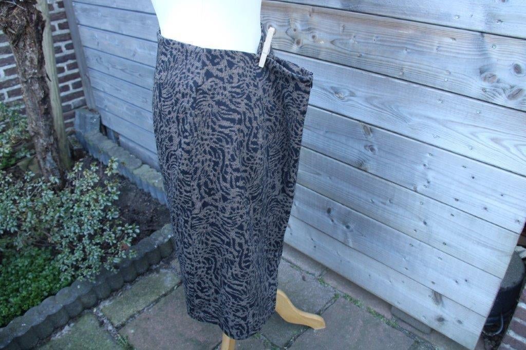 Rok bruin/ zwart Purdey Sey Studio mt 44 Vaste prijs, Sey Studio, Zwart, Maat 42/44 (L), Ophalen of Verzenden