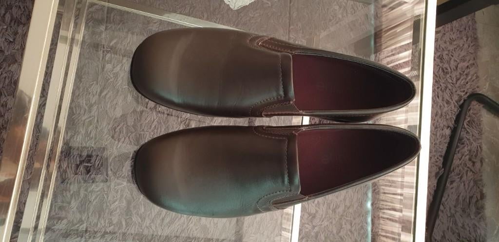 Mooie nette leren herenschoenen in maat 47., Kleding | Heren, Schoenen, Bruin, Ophalen of Verzenden, Zo goed als nieuw, ROHDE