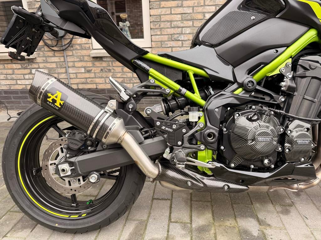 Kawasaki Z900 Arrow uitlaat met carbon hitteschild, Ophalen of Verzenden, Gebruikt
