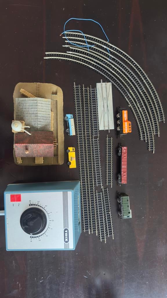 Fleischmann Piccolo/Minitrix Startset Houtzagerij | N spoor, Treinset, Gelijkstroom, Fleischmann, Ophalen of Verzenden