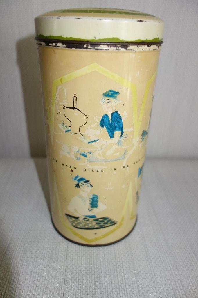 Blik beschuit Hille, Ophalen of Verzenden, Gebruikt, Overige