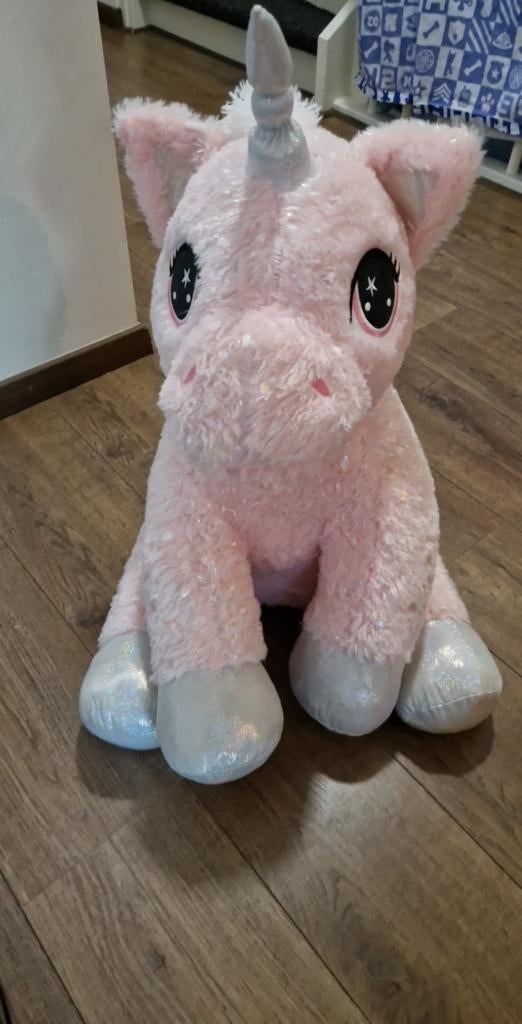 Harmonie Unicorn - Eenhoorn Knuffel - pink unicorn, Ophalen of Verzenden, Zo goed als nieuw, Overige typen