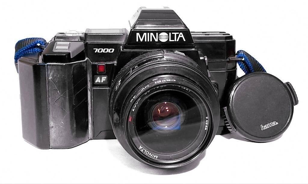 Minolta 7000 AF SLR Analoog Fotocamera+Lens 35-70 kleinbeeld, Gebruikt, Spiegelreflex, Capellalaan 65  2132 JL Hoofddorp Nederland